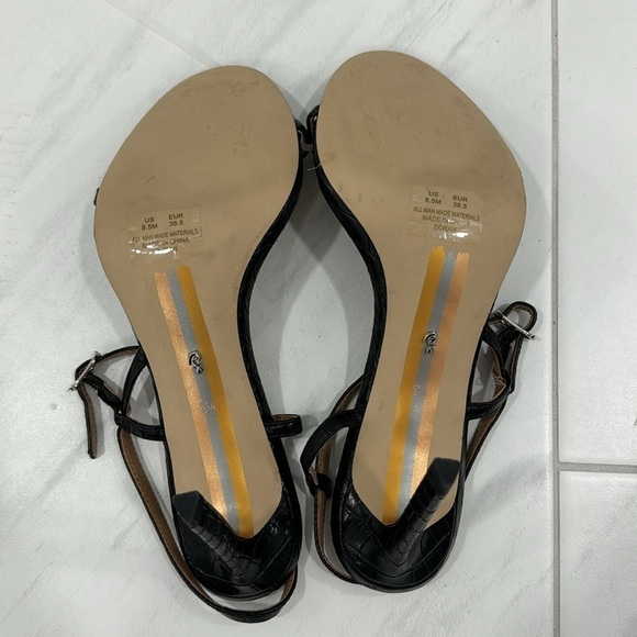 Sam Edelman Black Strappy Heels - Picture 12 of 16